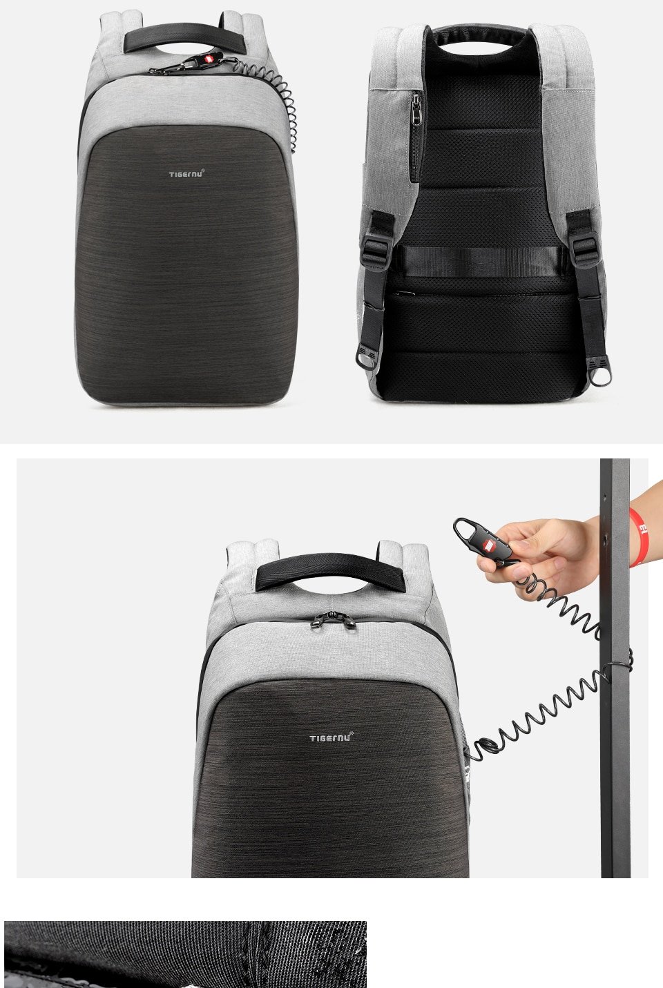 Multifunction USB Charging Laptop Backpack