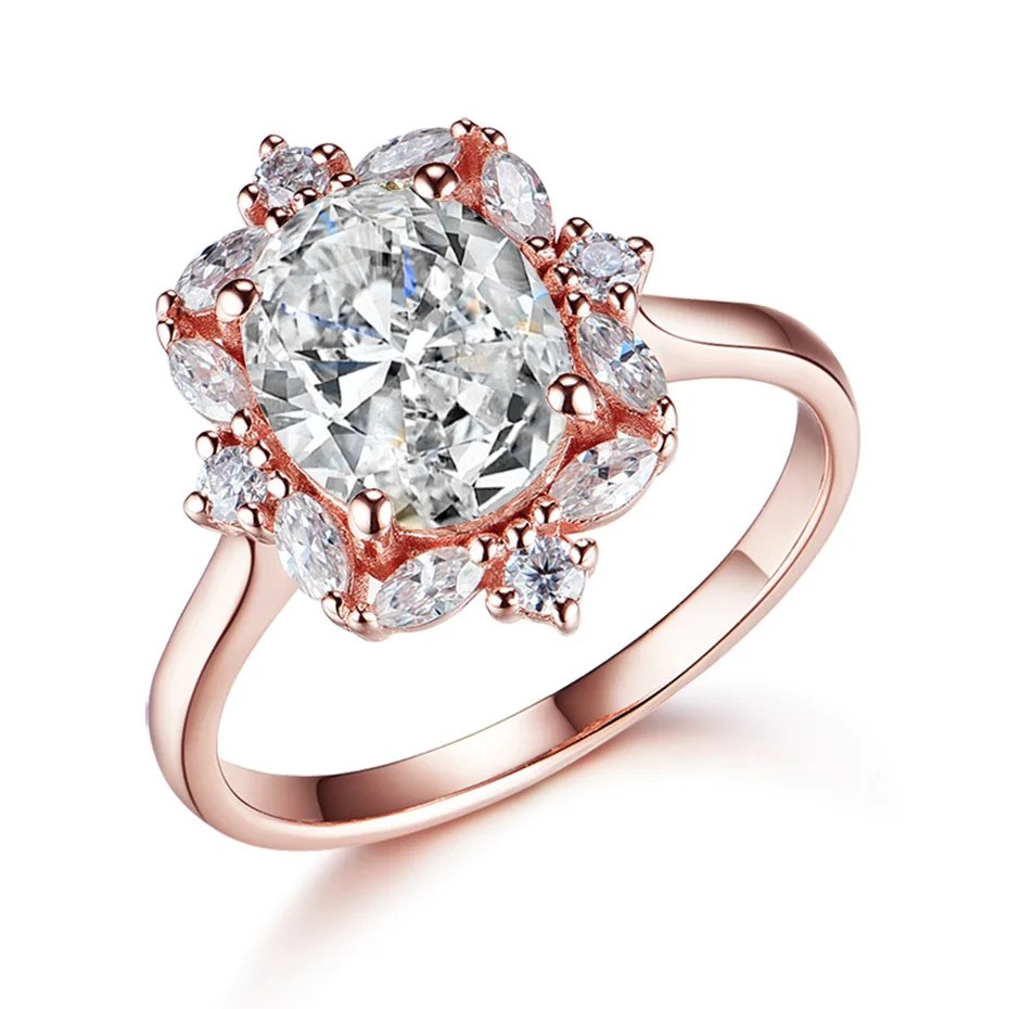 Women's Moissanite 10K Ring