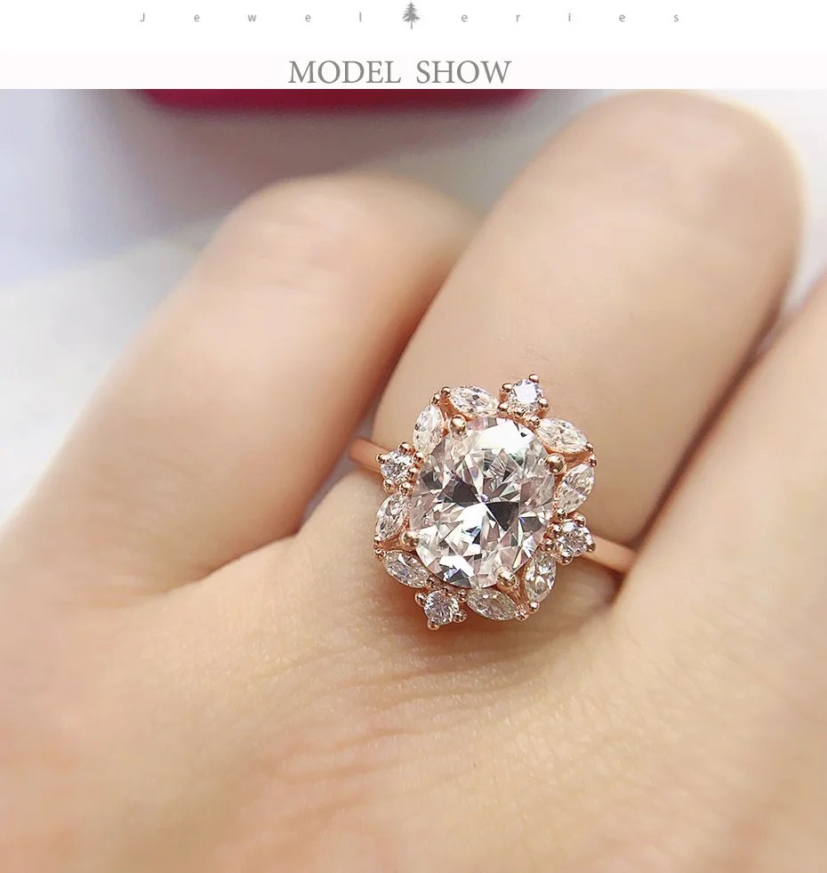 Women's Moissanite 10K Ring